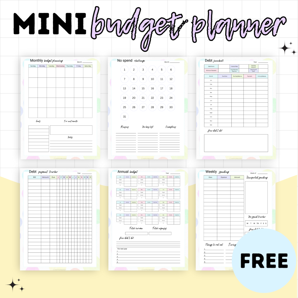 Free Budget Planner for 2025