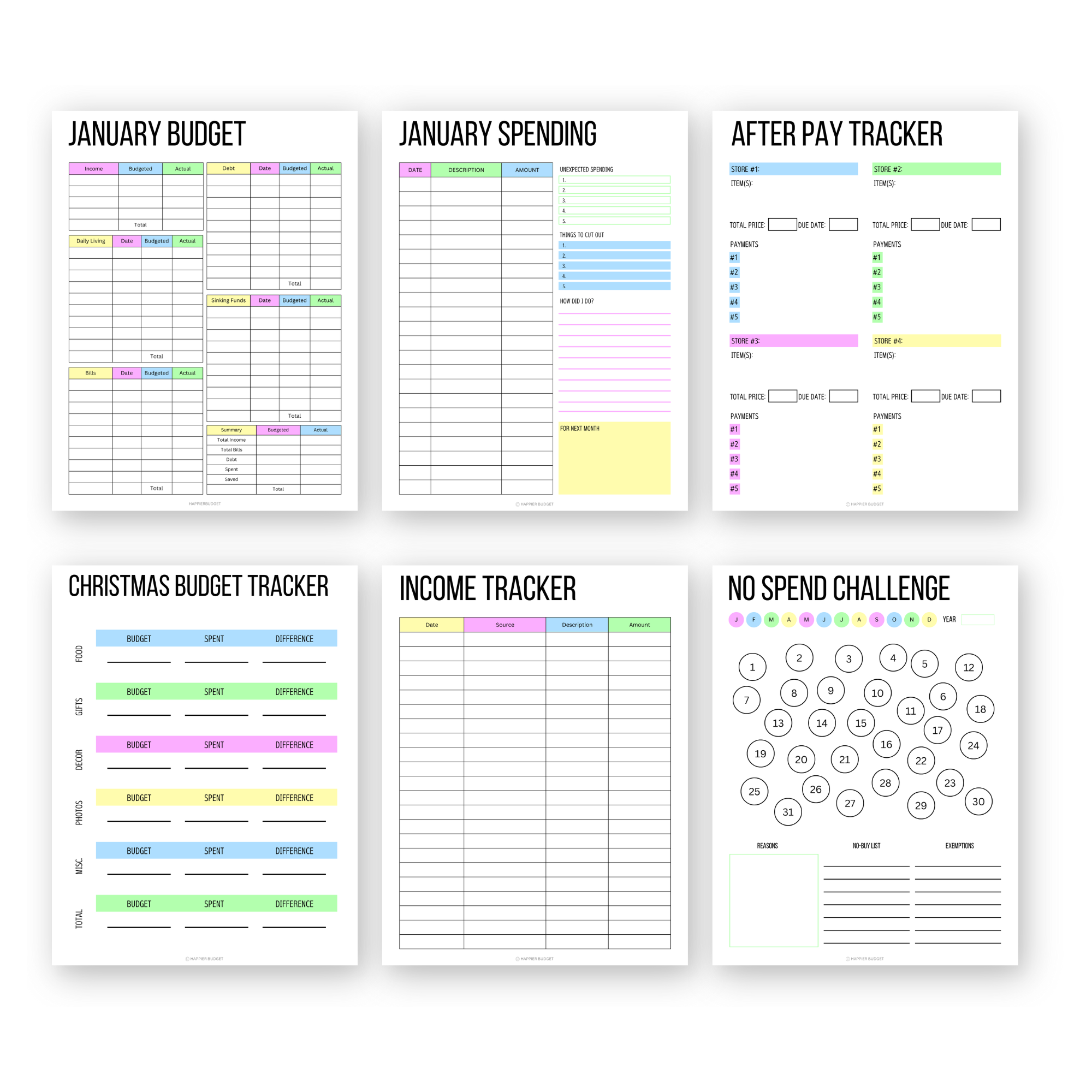 Printable Budget Planner 4 | 95 Pages - Image 2