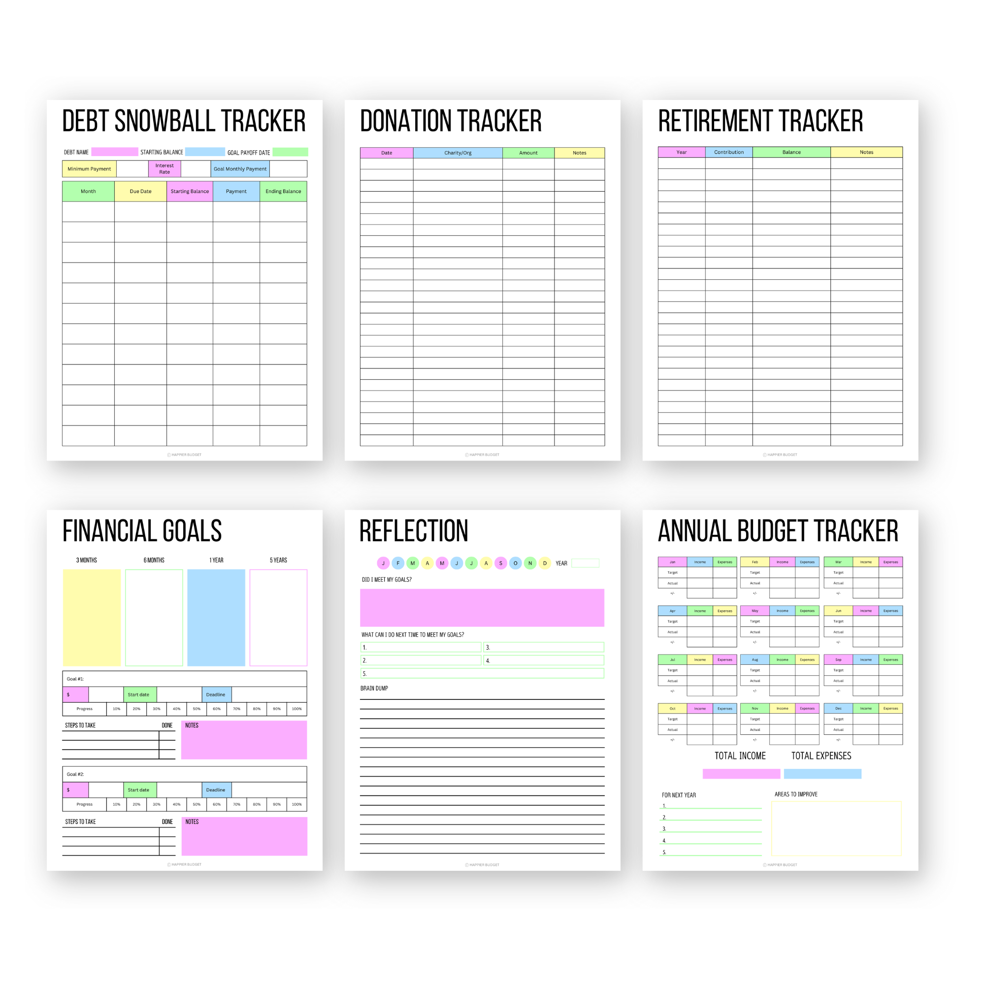 Printable Budget Planner 4 | 95 Pages - Image 3