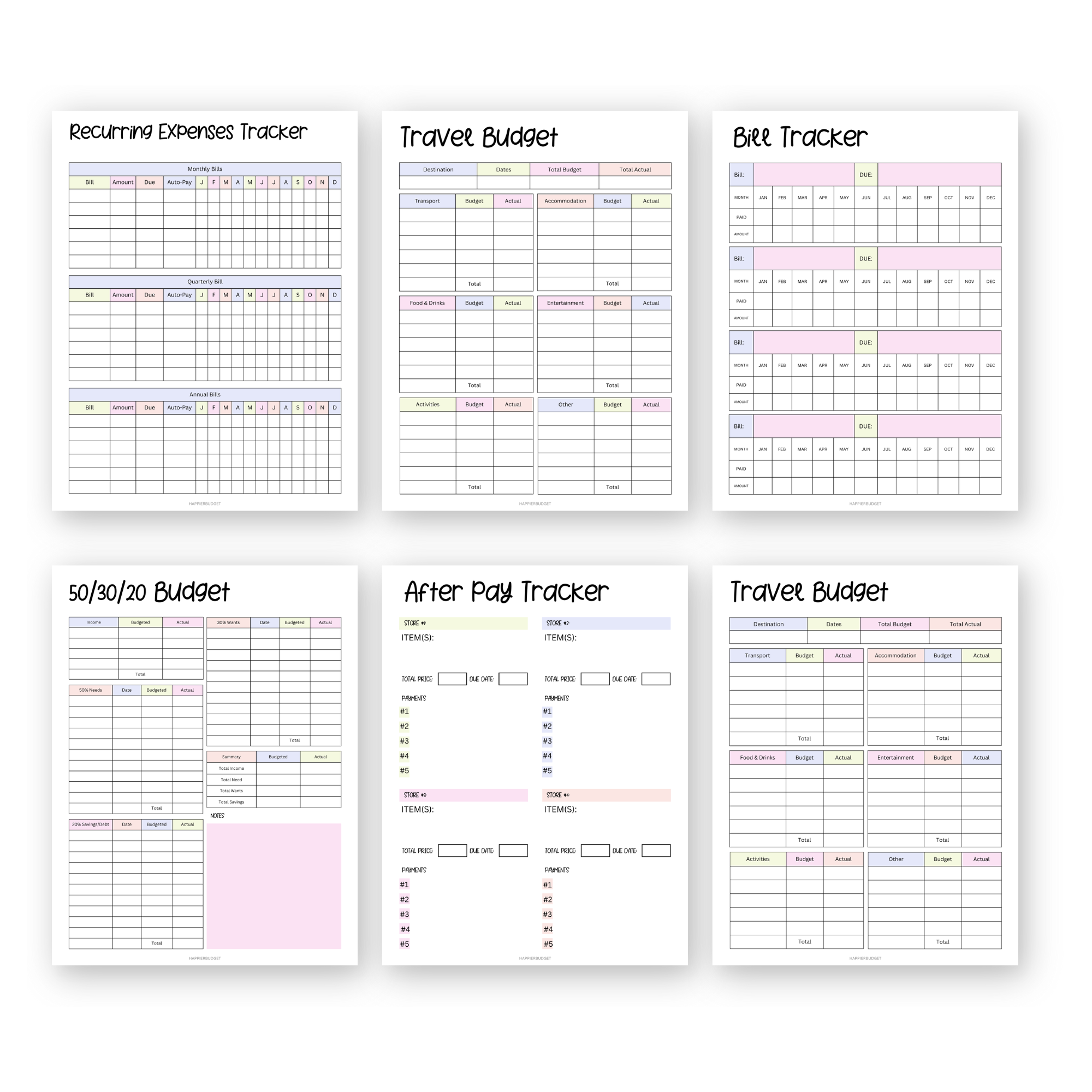 Printable Budget Planner 2 | 95 Pages - Image 4