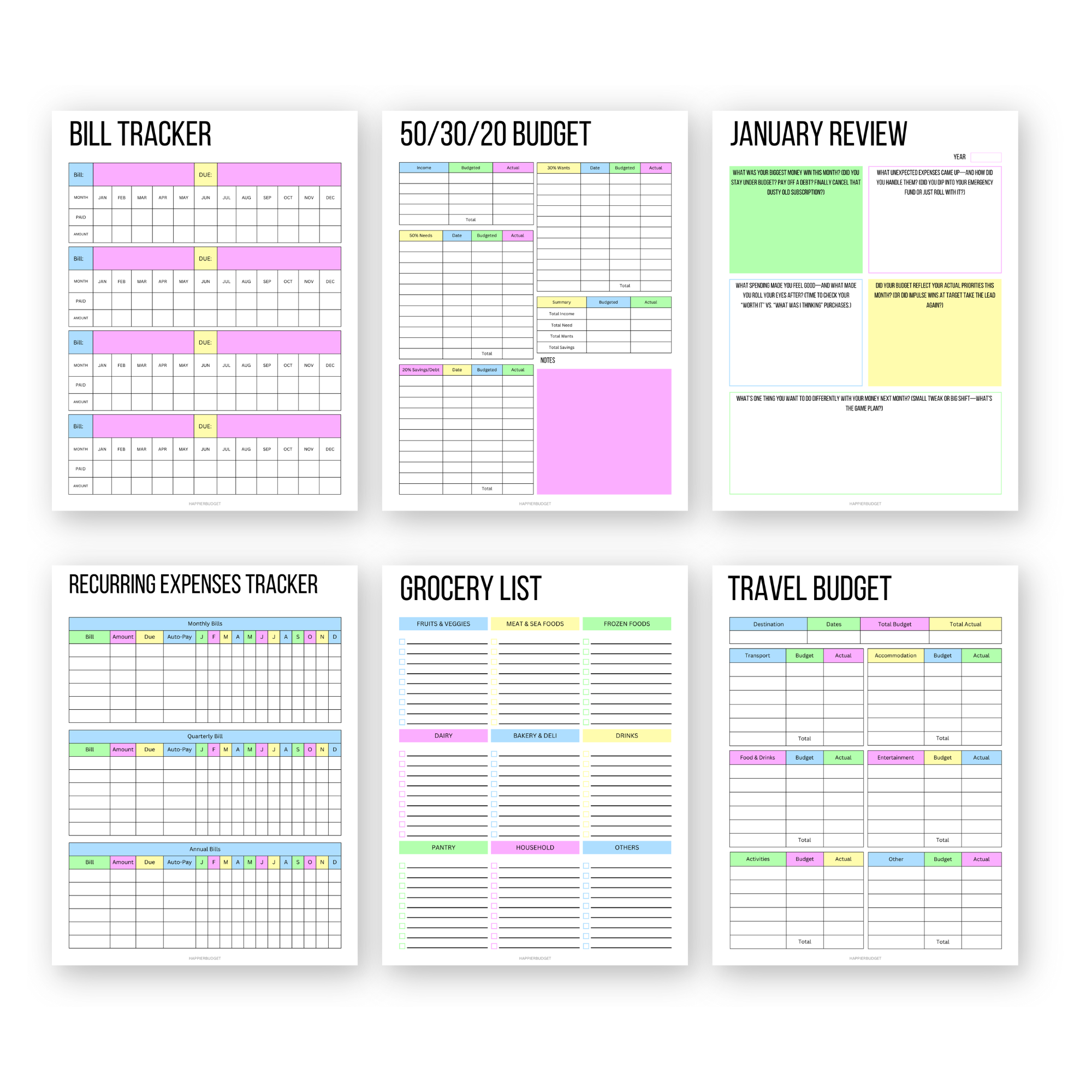 Printable Budget Planner 4 | 95 Pages - Image 4