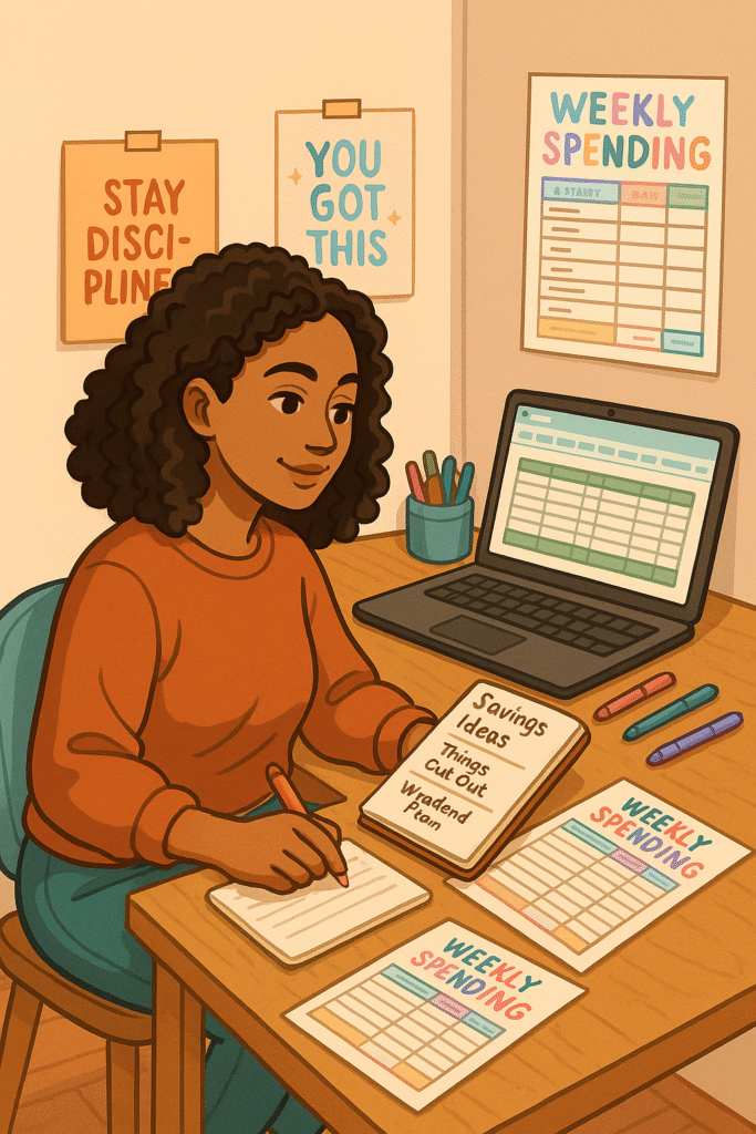 3 Free Weekly Spending Trackers Printables